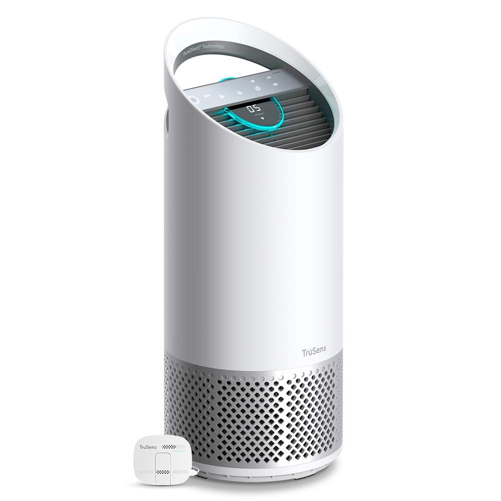 Leitz TruSens Z-2000 Luftreiniger mit SensorPod & UVC-Lampe, gegen Viren, Pollen, Staub, Rauch & Gerüche, für Räume bis 35 m² – 2415113EU