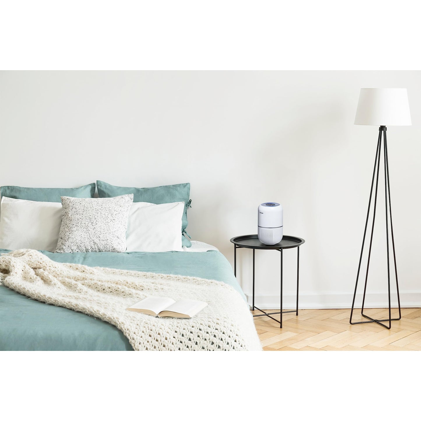 MEDION Luftreiniger mit H13 HEPA-Filter, gegen Pollen, Staub & Tierhaare, bis 34 m², Timer, Schlafmodus, Luftsensor, 35W – MD 19778