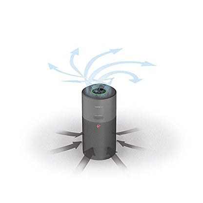 Hoover H-PURIFIER 500 Luftreiniger mit HEPA-13, CO-Warnsystem, Diffusor, App & LED-Display, für Räume bis 110 m² [HHP55CA]