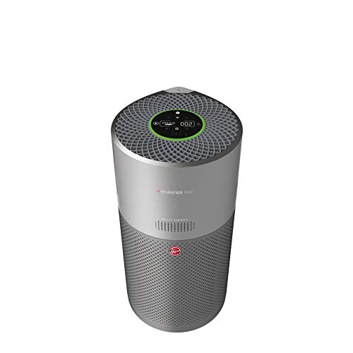 Hoover H-PURIFIER 500 Luftreiniger mit HEPA-13, CO-Warnsystem, Diffusor, App & LED-Display, für Räume bis 110 m² [HHP55CA]