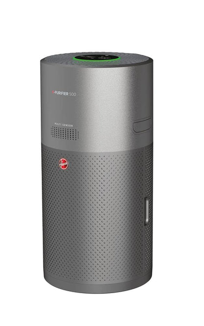 Hoover H-PURIFIER 500 Luftreiniger mit HEPA-13, CO-Warnsystem, Diffusor, App & LED-Display, für Räume bis 110 m² [HHP55CA]