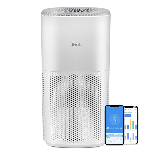 LEVOIT HEPA Luftreiniger für Raucher & Allergiker, 697 m³/h CADR, bis 147 ㎡, Auto-Modus, PM2.5-Sensor, App & Alexa-Steuerung